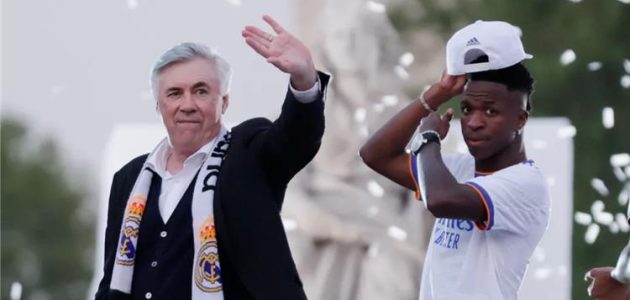 فينيسيوس يتحدث عن إمكانية تدريب أنشيلوتي لمنتخب البرازيل